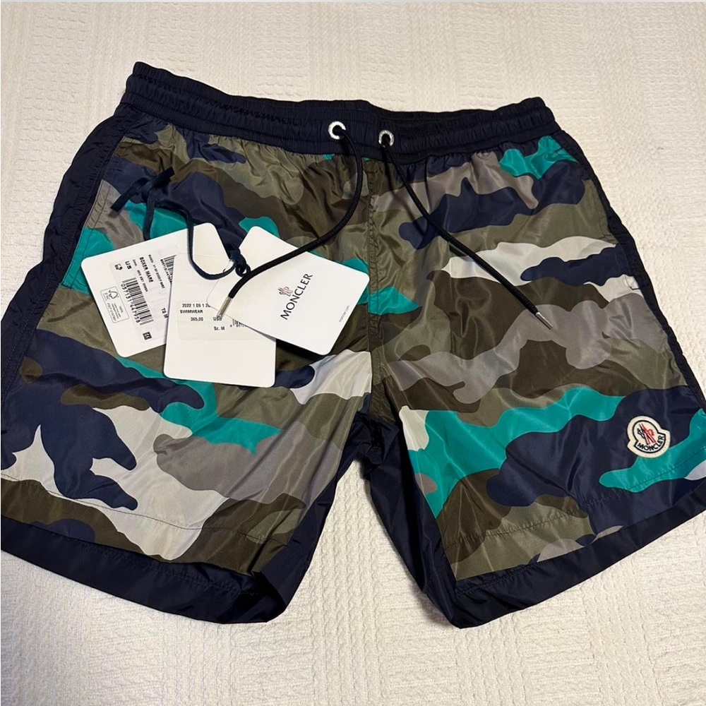 Moncler swim shorts. Unworn, NWT, plus original receipt!